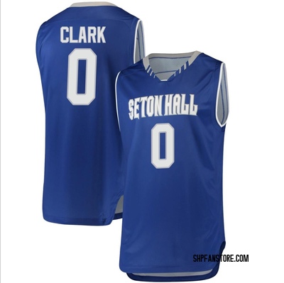 Men's Adam Clark Seton Hall Pirates Replica Basketball Jersey - Royal