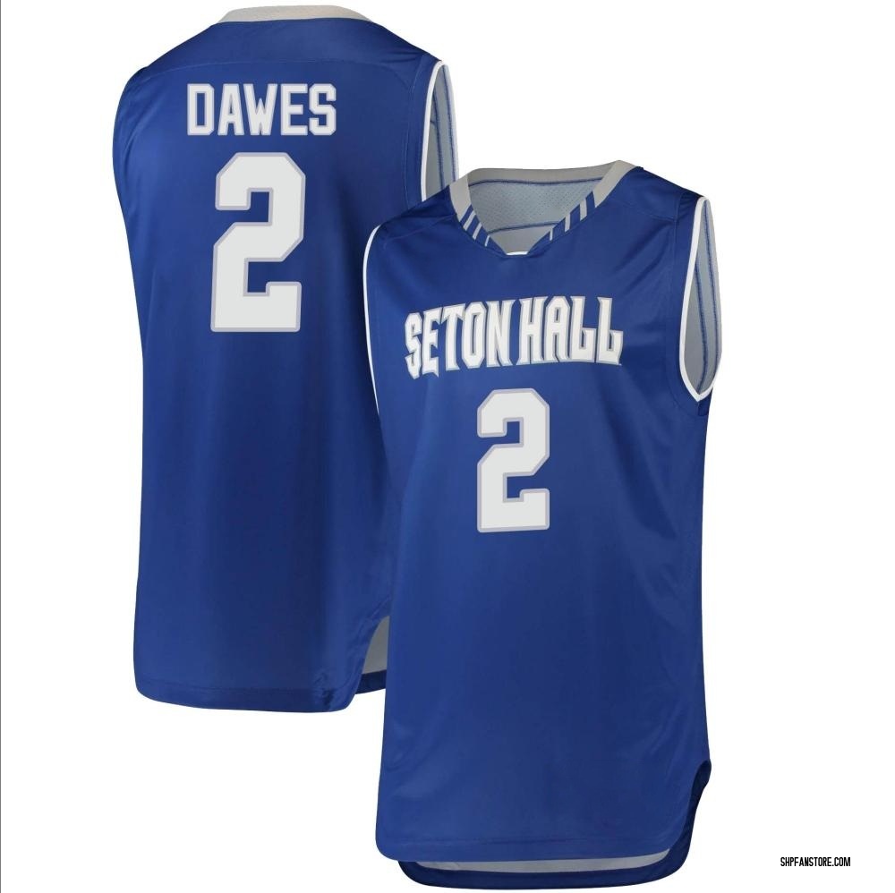 Men's Al-Amir Dawes Seton Hall Pirates Replica Basketball Jersey - Royal