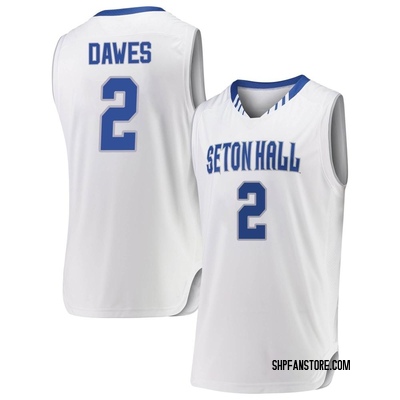 Men's Al-Amir Dawes Seton Hall Pirates Replica Basketball Jersey - White