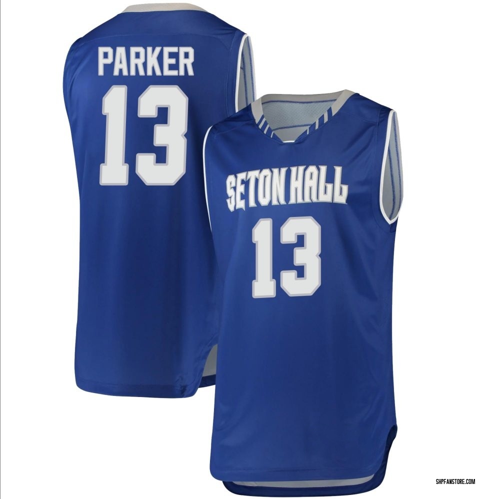 Men's Trey Parker Seton Hall Pirates Replica Basketball Jersey - Royal