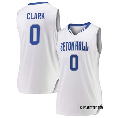Women's Adam Clark Seton Hall Pirates Replica Basketball Jersey - White