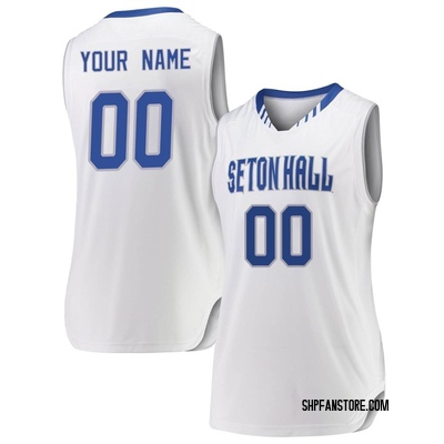 Women's Custom Seton Hall Pirates Replica Basketball Jersey - White