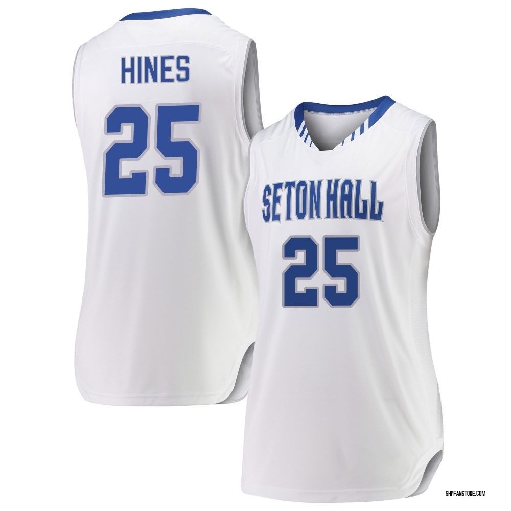 Women's Najai Hines Seton Hall Pirates Replica Basketball Jersey - White