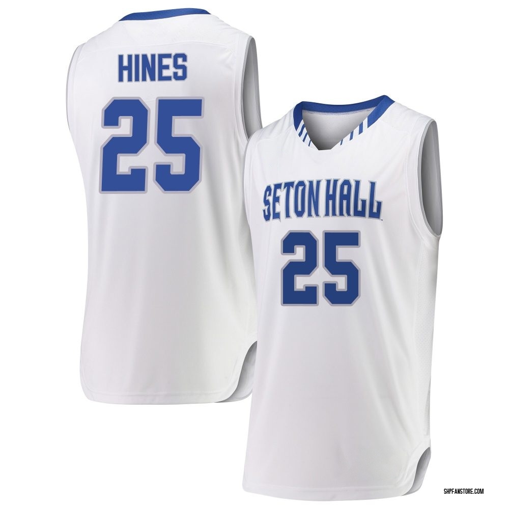 Youth Najai Hines Seton Hall Pirates Replica Basketball Jersey - White