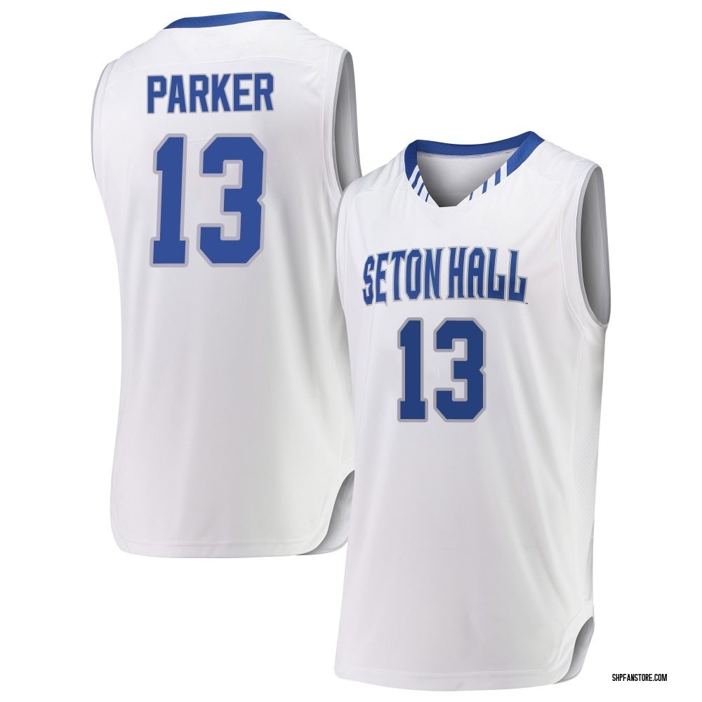 Youth Trey Parker Seton Hall Pirates Replica Basketball Jersey - White